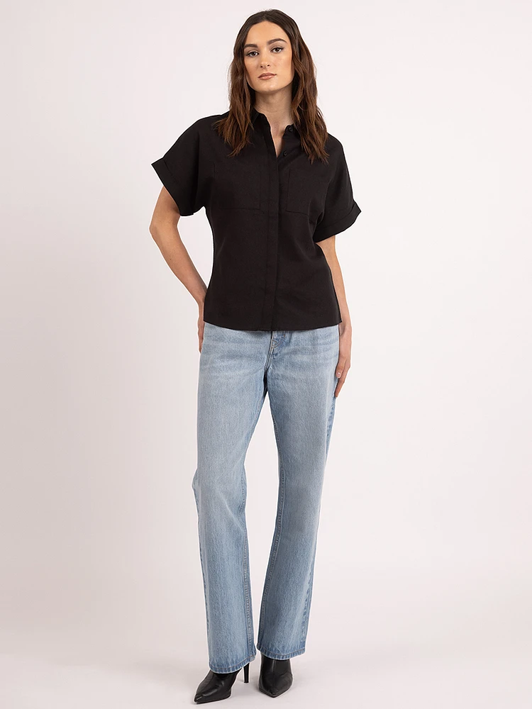nathalie utility shirt