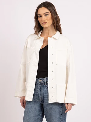 nevaeh chore jacket ecru