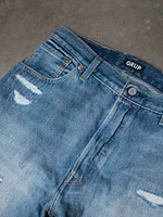 levi's 501 altered wide leg jean