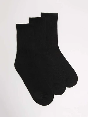 men's essential 3 pack crew-sock