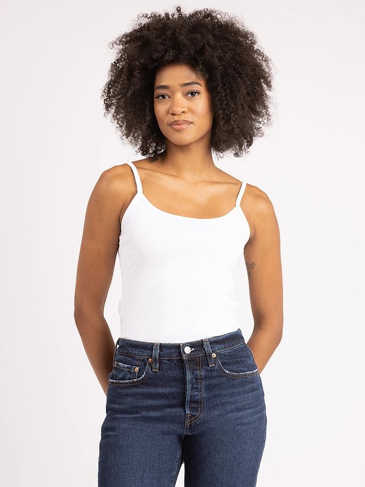 mira scoop neck tank top