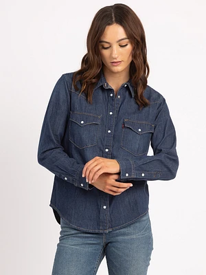the ultimate western denim shirt
