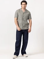 louis plaid textured 1 pkt shirt