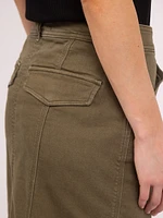 utility skirt burnt olive