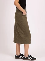 utility skirt burnt olive