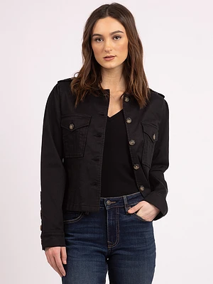 prima button front jacket