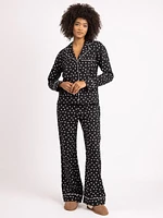 emelie flannel lounge top