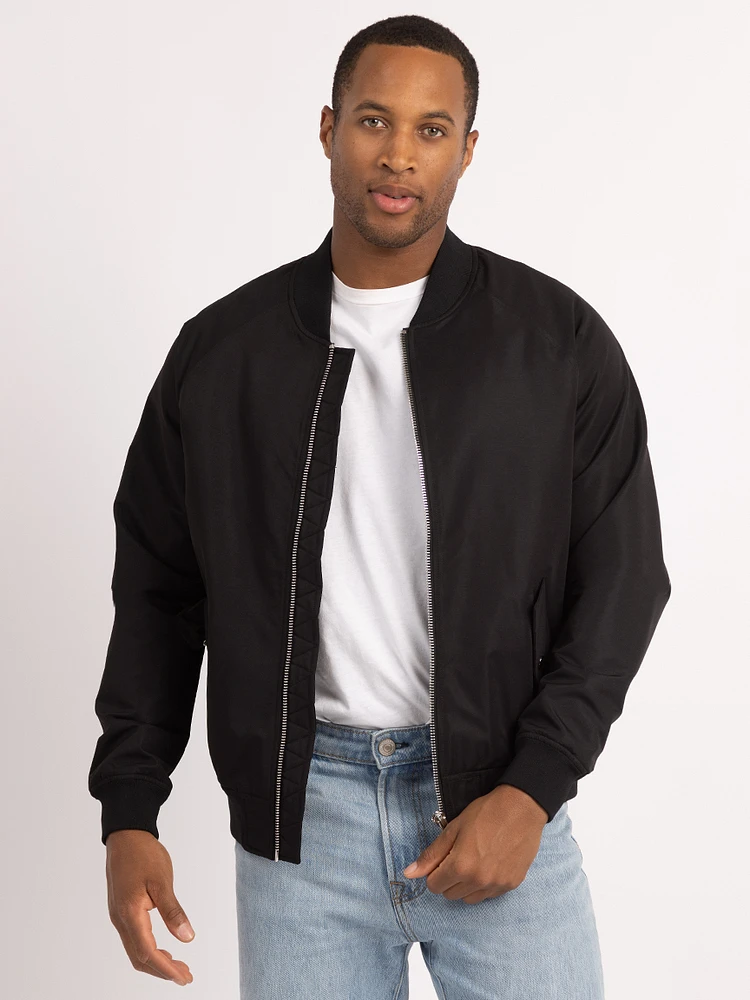 black maverick bomber jacket