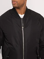 black maverick bomber jacket