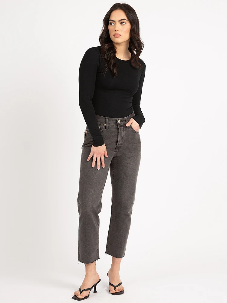 501 original cropped jean