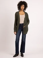 nyx open front caridgan