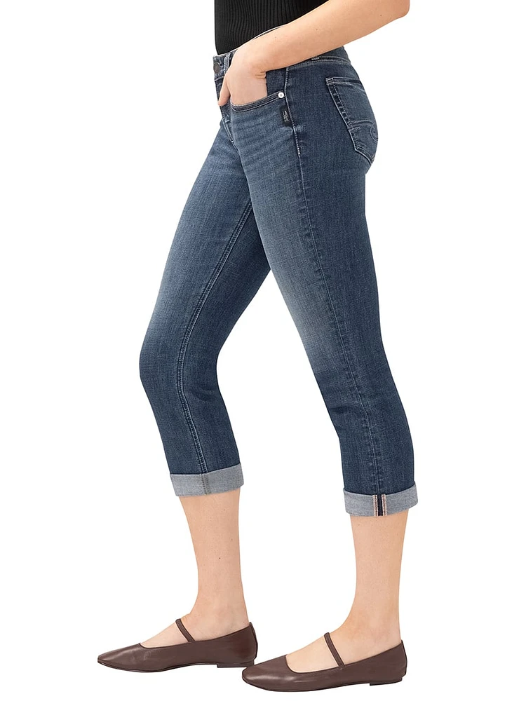 Suki Mid Rise Luxe Stretch Capri