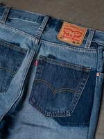 levi's 501 altered wide leg jean