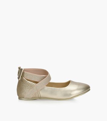 reaction kenneth cole tap glitz metallic ballet flat