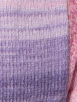 Long-sleeve semi-fitted pullover sweater