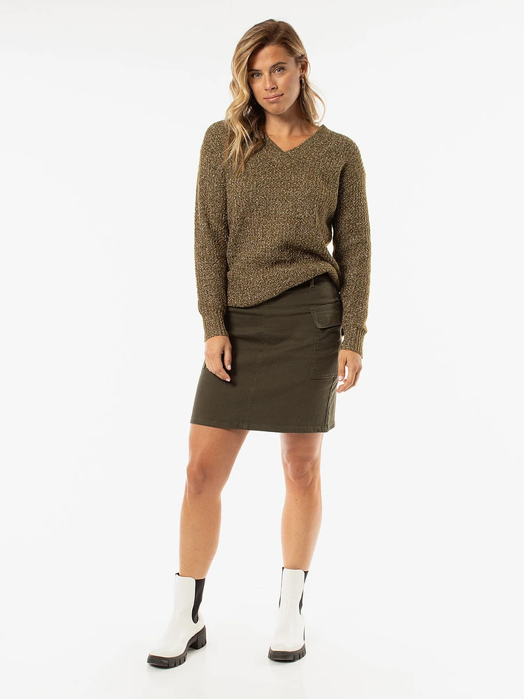 Short A line skirt