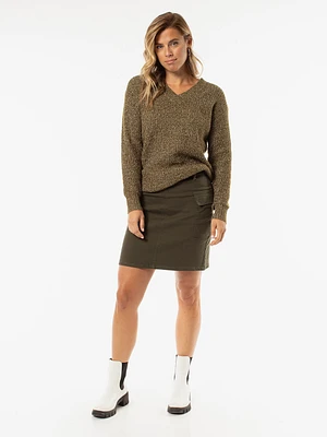 Short A line skirt