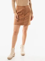 Knit short A line knit skirt