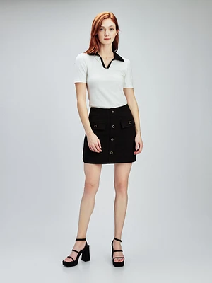 Knit skort