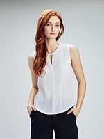 Semi-fitted tank top