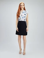 Dress short A line skirt