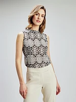 Semi-fitted tank top