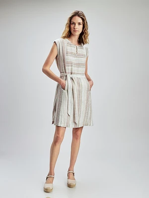 Flared midi dress