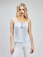 Semi-fitted tank top