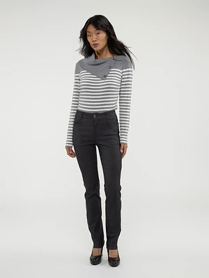 Straight fitted pant