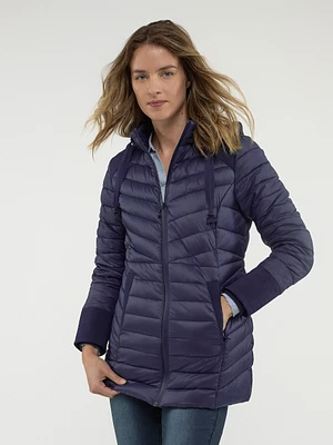 Manteau court semi-ajusté