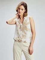 Semi-fitted tank top