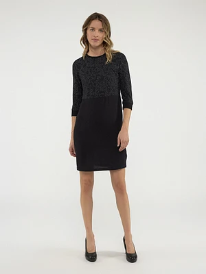 Short straight knit dress