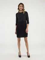Short straight knit dress