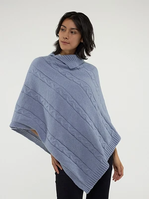 Poncho en tricot