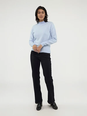 Long-sleeve loose pullover sweater