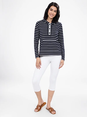 Capri skinny ajusté en tricot à enfiler