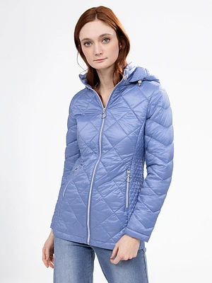 Manteau court semi-ajusté