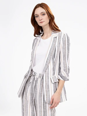 Semi-fitted blazer