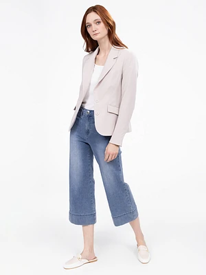 Semi-fitted blazer
