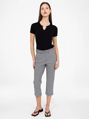 Skinny fitted capri