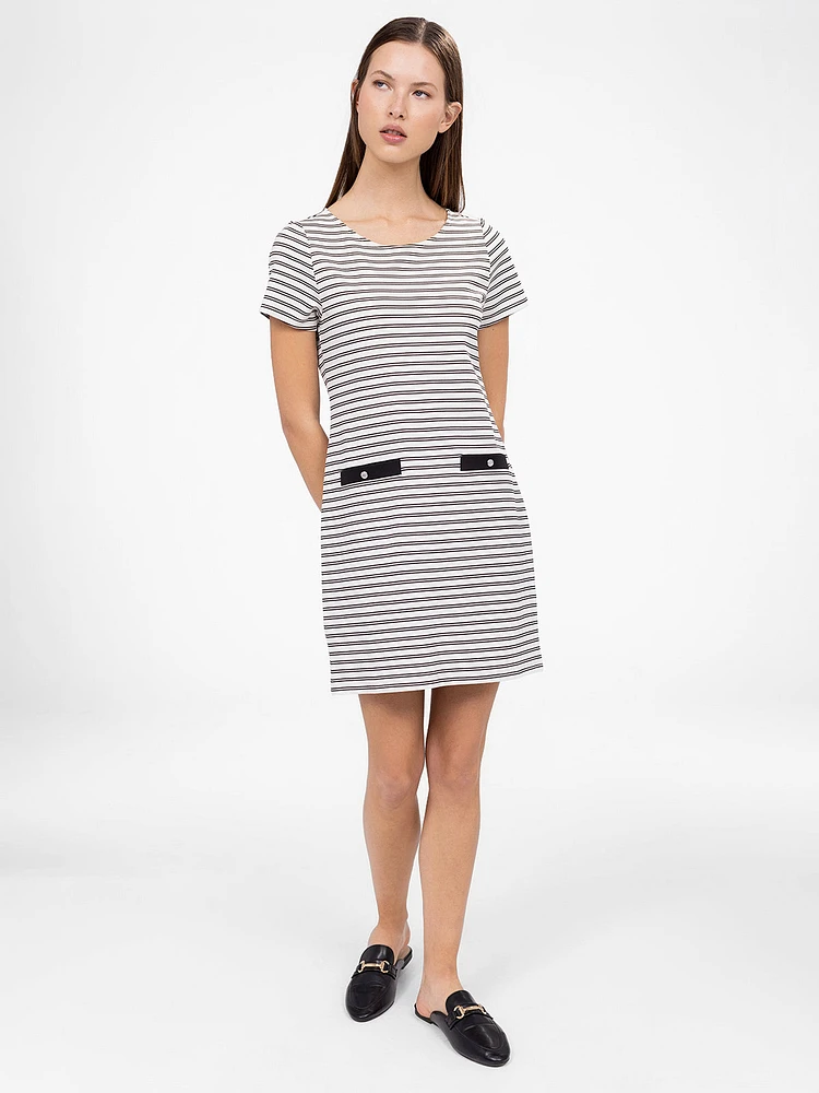Short straight knit dress