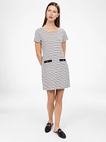 Short straight knit dress