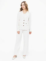 Linen-Blend Blazer