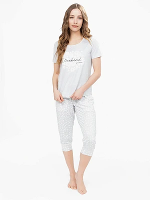 Haut de pyjama semi-ajusté