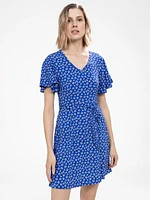 Short A line knit dress