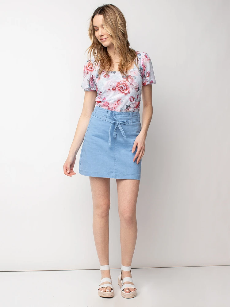 Short-sleeve fitted t-shirt