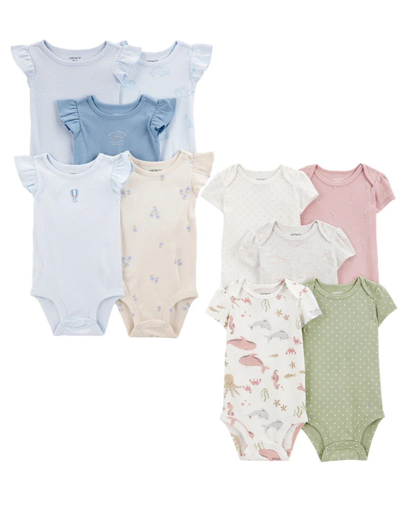 Baby 10-Pack Short-Sleeve Bodysuits