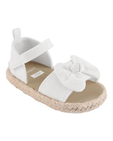Baby Casual Espadrille Sandal - White