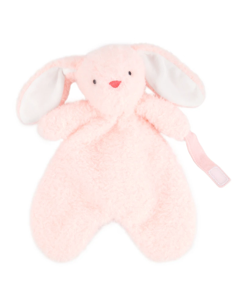 Baby Bunny Plush Teether Toy - Pink