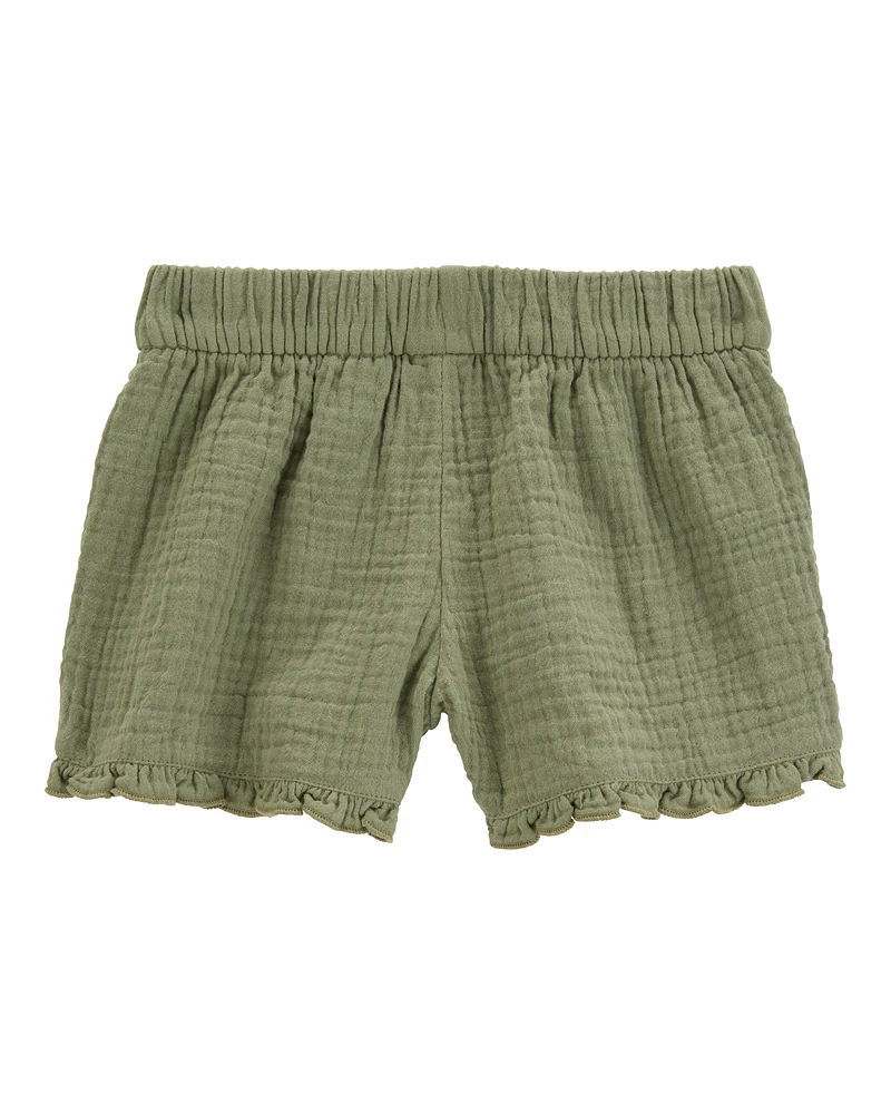 Baby Ruffle Gauze Shorts